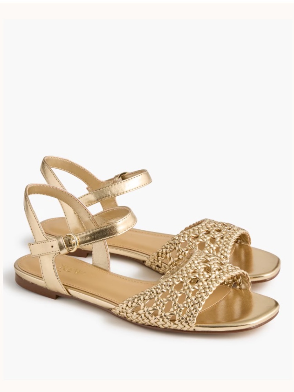 J crew Knotted woven sandals